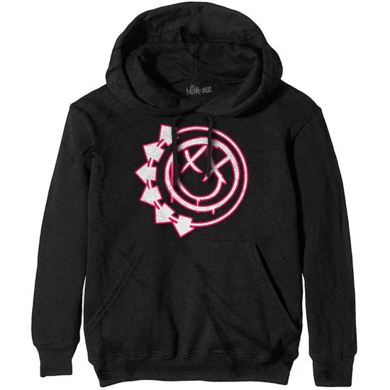 Cover for Blink-182 · Blink-182 Unisex Pullover Hoodie: Six Arrow Smile (Hoodie) [size L] [Black - Unisex edition]
