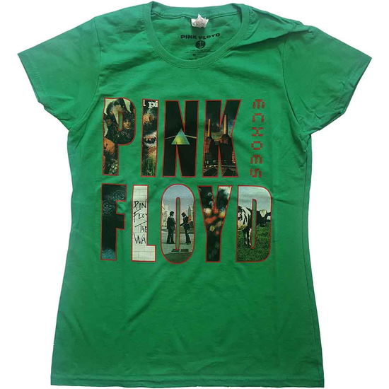 Pink Floyd Ladies T-Shirt: Echoes Album Montage - Pink Floyd - Merchandise -  - 5056368677274 - June 22, 2021