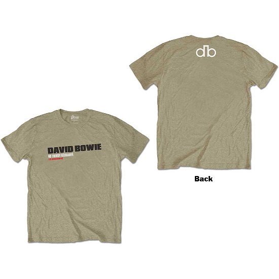 Cover for David Bowie · David Bowie Unisex T-Shirt: Live In Birmingham '95 (Back Print) (T-shirt) [size S]