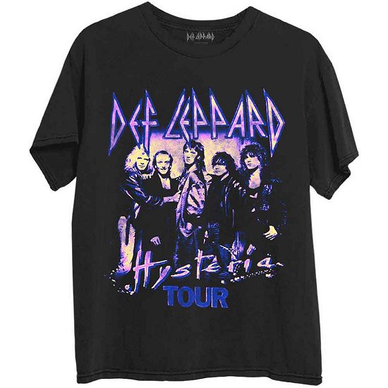 Def Leppard Unisex T-Shirt: Hysteria Tour - Def Leppard - Merchandise -  - 5056561065274 - 
