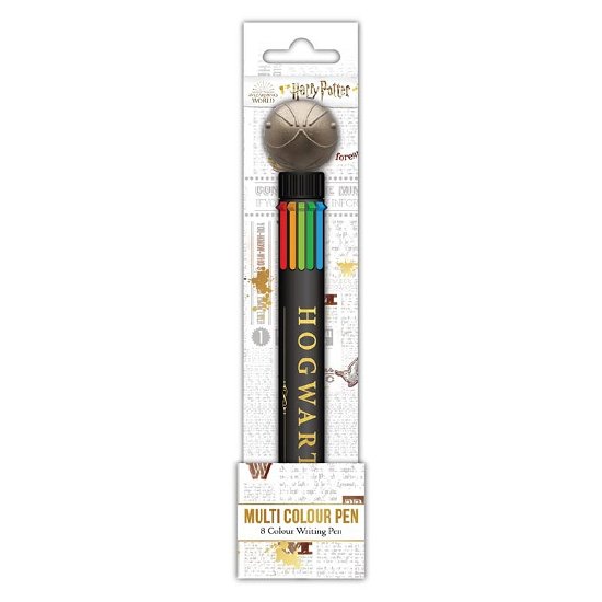 Harry Potter: Multicolour Pen With Snitch Topper - Blue Sky - Merchandise -  - 5060718149274 - 13. Juni 2023