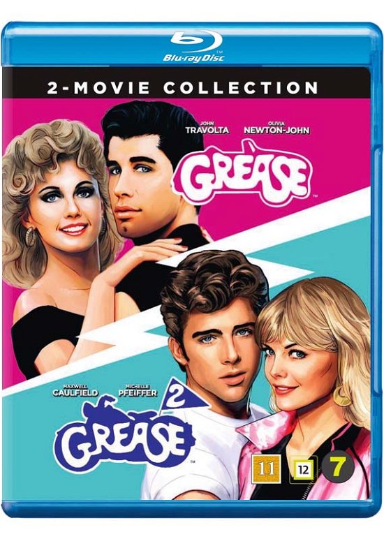 Cover for Grease 1+2 (Blu-ray) [Remastered edition] (2018)