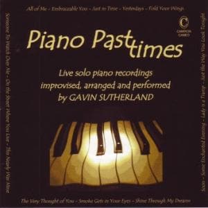 Cover for Gavin Sutherland · Piano Pastimes (CD) (2019)