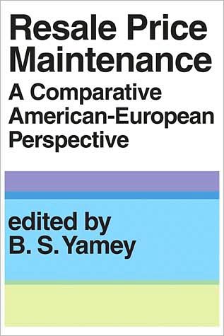 Cover for Yarney · Resale Price Maintainance: A Comparative American-European Perspective (Paperback Book) (2008)