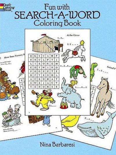 Cover for Nina Barbaresi · Fun with Search-a-Word Coloring Book - Dover Children's Activity Books (Paperback Bog) (2003)