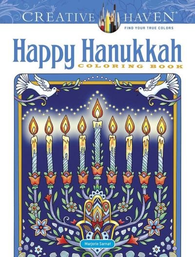 Cover for Marjorie Sarnat · Creative Haven Happy Hanukkah Coloring Book - Creative Haven (Pocketbok) (2020)