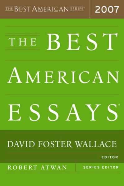 Cover for David Foster Wallace · The Best American Essays (Paperback Book) (2007)