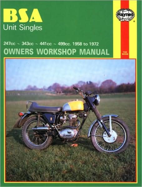 Cover for Haynes Publishing · BSA Unit Singles (58 - 72) Haynes Repair Manual (Paperback Bog) [M127 edition] (1988)