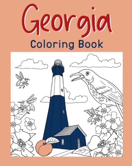 Cover for Inc. Blurb · Georgia Coloring Book (Pocketbok) (2024)