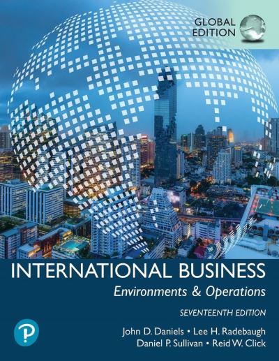 Cover for John Daniels · International Business, Global Edition (Paperback Book) (2021)