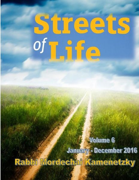 Cover for Mordechai Kamenetzky · Streets of Life Collection Vol. 6 - 2016 (Paperback Book) (2017)