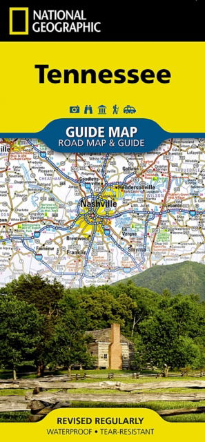 Cover for National Geographic Maps · Tennessee (Landkarten) [2023rd edition] (2023)