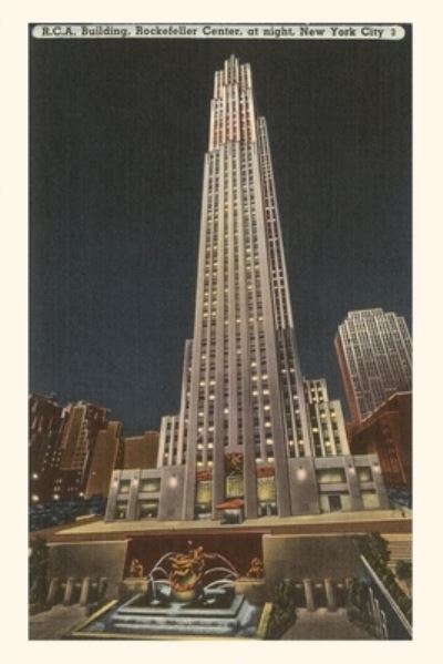 Cover for Found Image Press · Vintage Journal RCA Building, Rockefeller Center, New York City (Book) (2022)