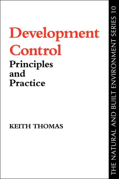 Cover for Keith Thomas · Development Control - Natural and Built Environment Series (Paperback Bog) (1997)