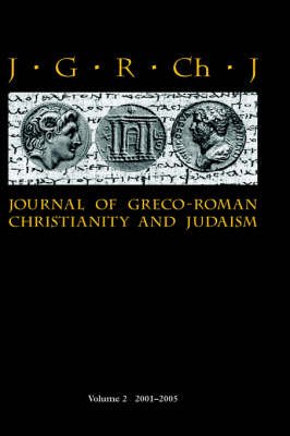 Cover for Stanley E Porter · Journal of Greco-roman Christianity and Judaism 2 (2001-2005) (Hardcover Book) (2005)