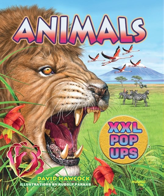 Animals XXL pop-ups - XXL pop-ups - David Hawcock - Książki - nuinui - 9782889754274 - 10 września 2024