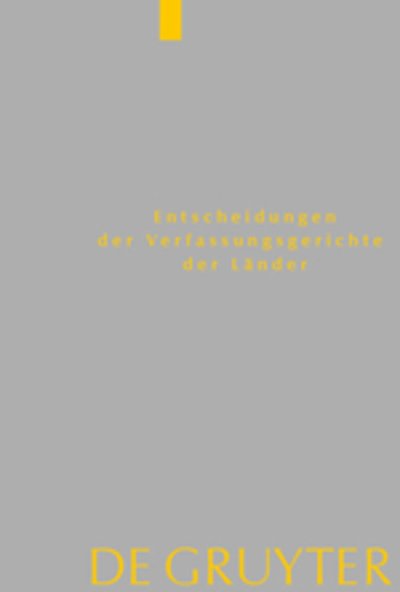 Cover for Von den Von den Mitgliedern der Gerichte · Baden-Württemberg, Berlin, Brandenburg, Bremen, Hamburg, Hessen, Mecklenburg-Vorpommern, Niedersachsen, Saarland, Sachsen, Sachsen-Anhalt, Schleswig-Holstein, Thüringen (Book) (2015)