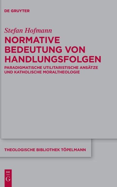 Cover for Stefan Hofmann · Normative Bedeutung Von Handlungsfolgen (Hardcover Book) (2022)