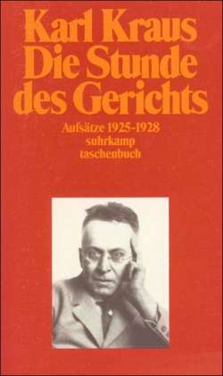 Schriften Zweite Abteilung In 8 BÃ¤nde - Karl Kraus - Książki -  - 9783518378274 - 