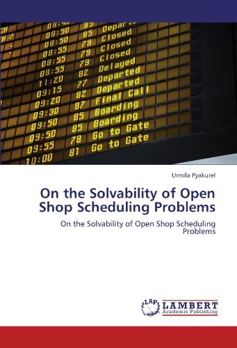 Cover for Urmila Pyakurel · On the Solvability of Open Shop Scheduling Problems (Pocketbok) (2011)