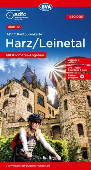Cover for Adfc · ADFC Radtourenkarte Harz - Leinetal (Hardcover Book) (2023)