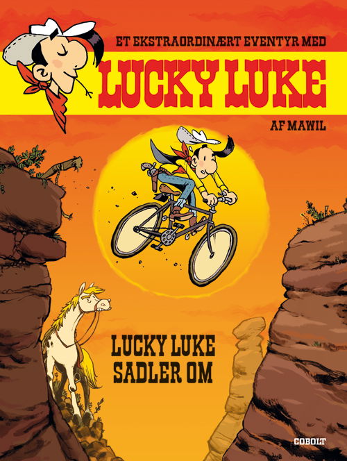 Cover for Mawil · Lucky Luke: Et ekstraordinært eventyr med Lucky Luke: Lucky Luke sadler om (Bound Book) [1. Painos] (2020)