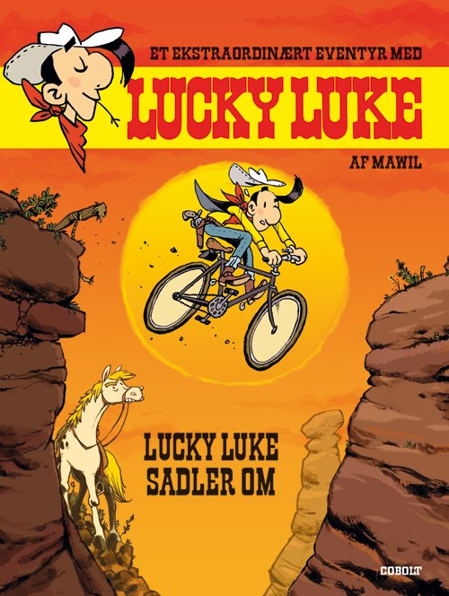 Cover for Mawil · Lucky Luke: Et ekstraordinært eventyr med Lucky Luke: Lucky Luke sadler om (Gebundesens Buch) [1. Ausgabe] (2020)