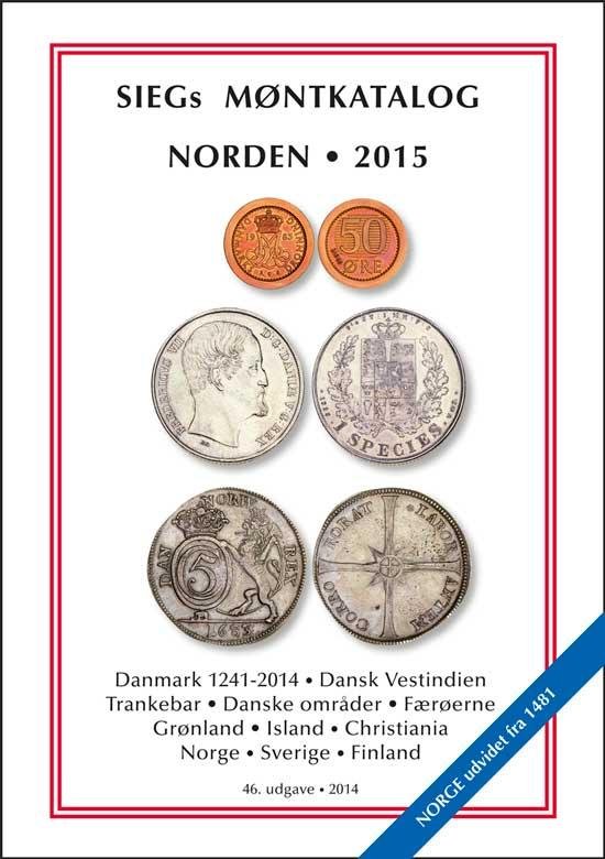 Cover for Jan Bendix · Siegs Møntkatalog Norden. 2015 (Hardcover bog) [Hardback] (2014)