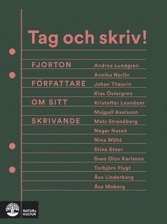 Cover for Klas Östergren · Tag och skriv! : Fjorton författare om sitt skrivande (ePUB) (2020)