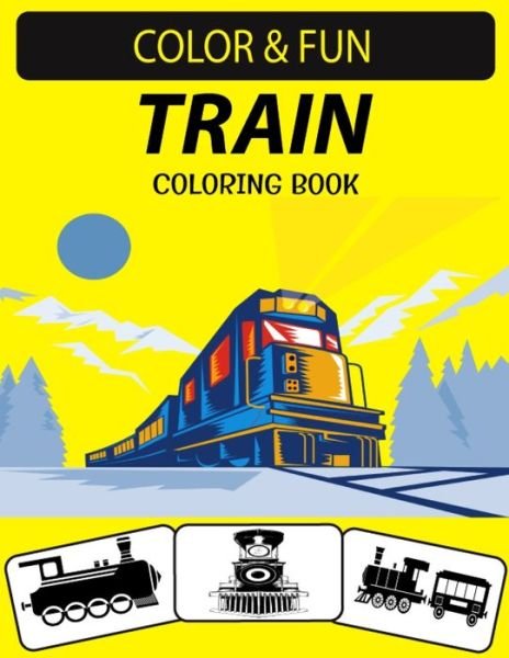 Cover for Black Rose Press House · Train Coloring Book (Taschenbuch) (2020)