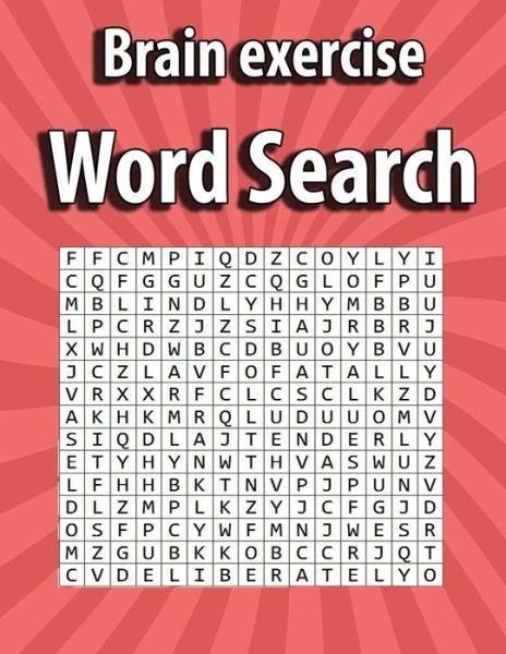 Cover for K P J · Brain exercise Word Search (Paperback Book) (2021)