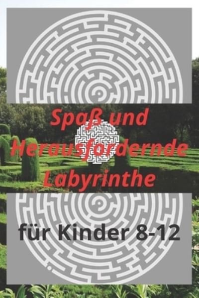 Cover for Abdo Abdo · Spass und Herausfordernde Labyrinthe fur Kinder 8-12 (Paperback Book) (2021)