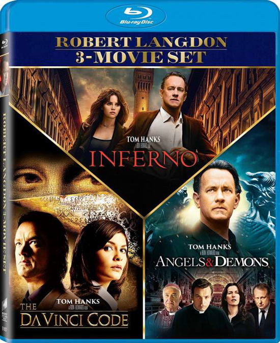 Cover for Angels &amp; Demons / Da Vinci Code / Inferno (Blu-ray) (2017)