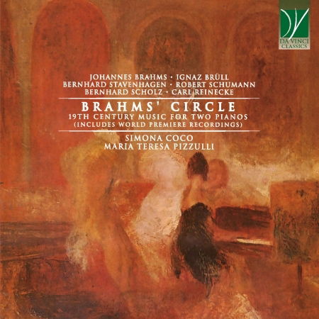 Cover for Coco, Simona / Maria Teresa Pizzulli · Brahms' Circle - 19th Century Music for Two Pianos (CD) (2022)