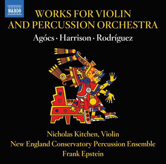 Cover for Nicholas &amp; New England Conservatory Percussion Ensemble Kitchen · Works for Violin and Percussion Orchestra (CD) (2022)