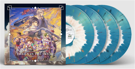 Cover for Falcom Sound Team Jdk · Legend Of Heroes Trails In The Sky Second Chapter Original Soundtrack (LP) [Blue / White Swirl edition] (2024)