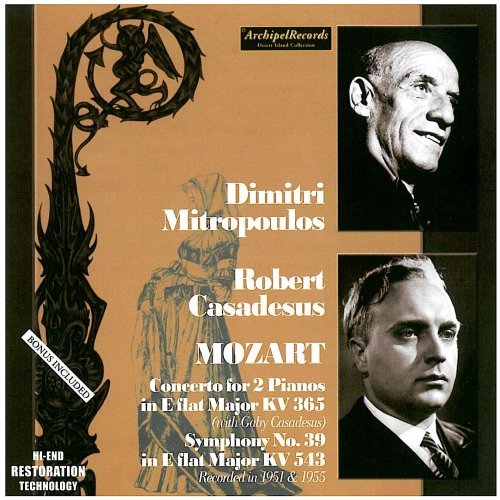 Cover for Mozart / Mitropolous · Konzert Fur Zwei Klaviere Kv 3 (CD) (2012)