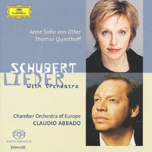 Cover for Anne-sofie Von Otter · Schubert: Lieder with Orchestra (CD) [Japan Import edition] (2004)