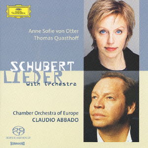 Cover for Anne Sofie Von Otter · Schubert: Lieder with Orchestra (CD) [Japan Import edition] (2004)