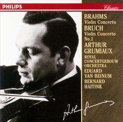 Cover for Arthur Grumiaux · Brahms / Bruch: Violin Concertos (CD) (2021)