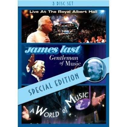 Cover for James Last · James Last Gentleman Of Music / A World Of Music / Live At The Royal Albert Hall [3DVD Set] [UK Impo (DVD) (2014)