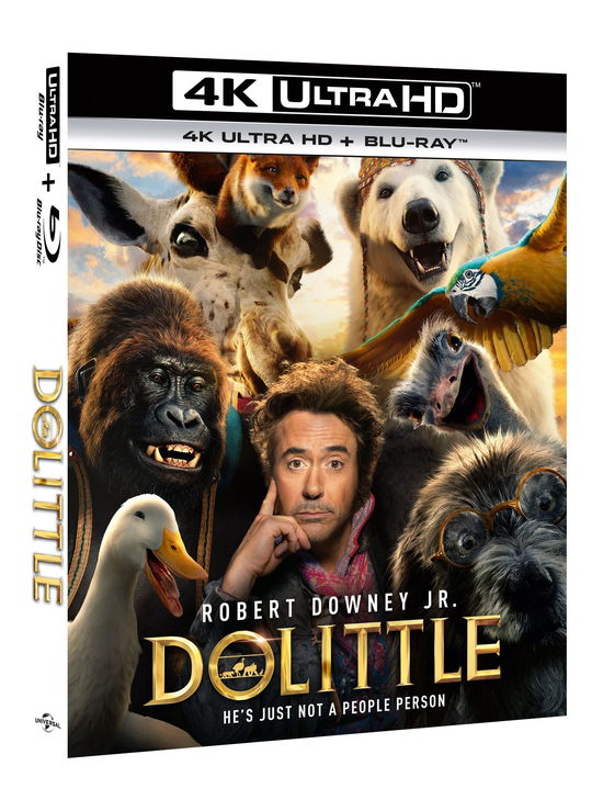 Dolittle (Uhd+blu-ray) - Marion Cotillard,robert Jr. Downey,selena Gomez,rami Malek - Film - UNIVERSAL PICTURES - 5053083213275 - 19. mai 2020