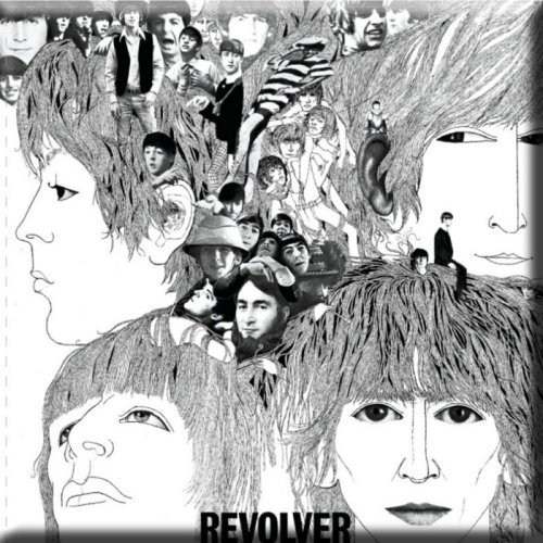 The Beatles Fridge Magnet: Revolver - The Beatles - Merchandise - Apple Corps - Accessories - 5055295308275 - 28. marts 2011