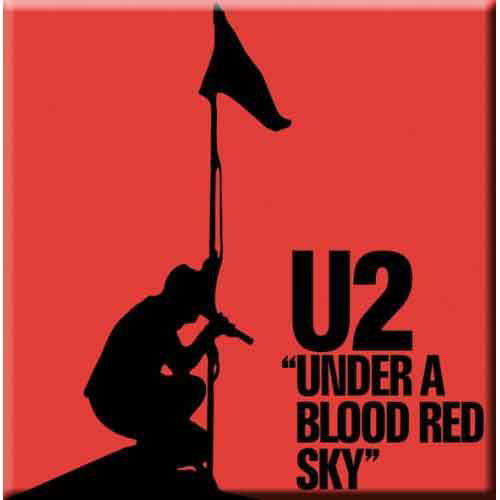 U2 Fridge Magnet: Under a Blood Red Sky - U2 - Produtos - Live Nation - 162199 - 5055295311275 - 17 de outubro de 2014