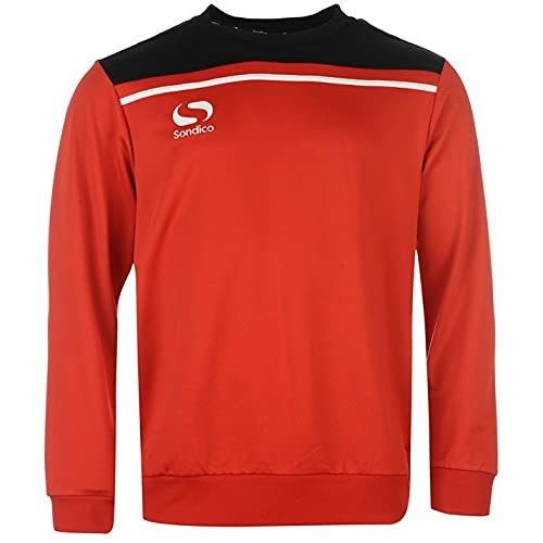 Sondico Precision Sweatshirt  Youth 78 SB RedBlack Sportswear - Sondico Precision Sweatshirt  Youth 78 SB RedBlack Sportswear - Merchandise - Creative Distribution - 5056122513275 - 