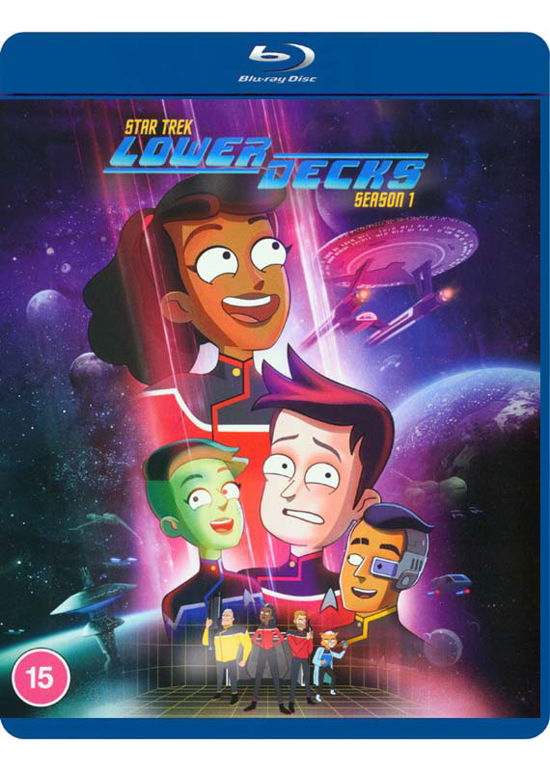 Cover for Star Trek Lower Decks Season 1 BD · Star Trek - Lower Decks Season 1 (Blu-ray) (2021)