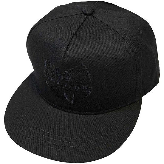 Wu-Tang Clan Unisex Snapback Cap: Black Logo - Wu-Tang Clan - Koopwaar -  - 5056737221275 - 