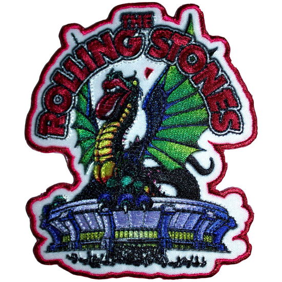 The Rolling Stones Standard Patch: Dragon Cut-Out - The Rolling Stones - Merchandise -  - 5056821087275 - December 2, 2024