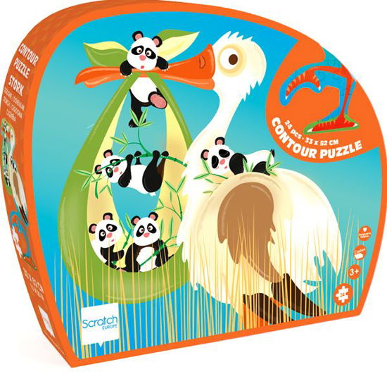 Shape Puzzle Storch 24 Teile.276181127 - Scratch - Books -  - 5414561811275 - April 30, 2020