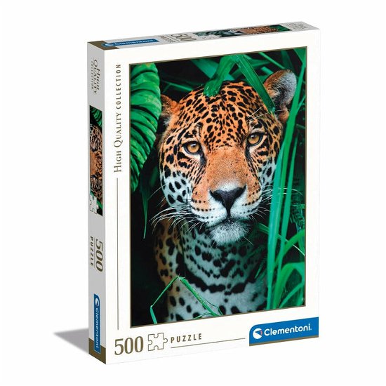 Cover for Clementoni · Clementoni: Puzzle Made In Italy 500 Pezzi High Quality Collection Jaguar In The Jungle (MERCH)